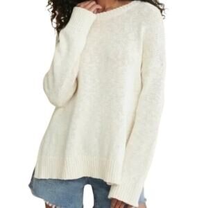 Jenni Kayne Cotton Linen Boyfriend Sweater Size XL